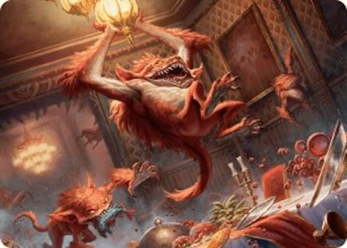 Midnight Mayhem Art Card [Duskmourn: House of Horror Art Series] | Deep Dive Games St. Marys