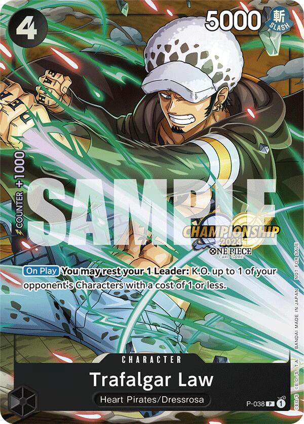 Trafalgar Law (P-038) (CS 2024 Event Pack) [One Piece Promotion Cards] | Deep Dive Games St. Marys