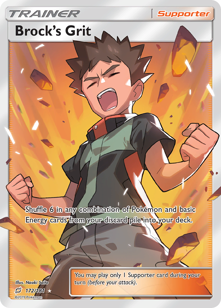 Brock's Grit (172/181) [Sun & Moon: Team Up] | Deep Dive Games St. Marys