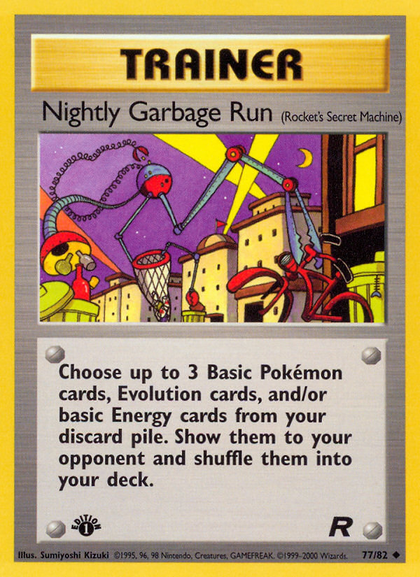 Nightly Garbage Run (77/82) [Team Rocket 1st Edition] | Deep Dive Games St. Marys