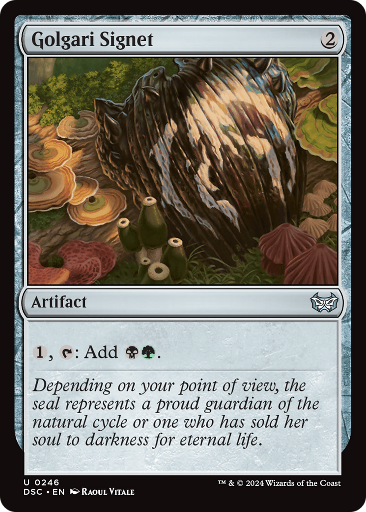 Golgari Signet [Duskmourn: House of Horror Commander] | Deep Dive Games St. Marys