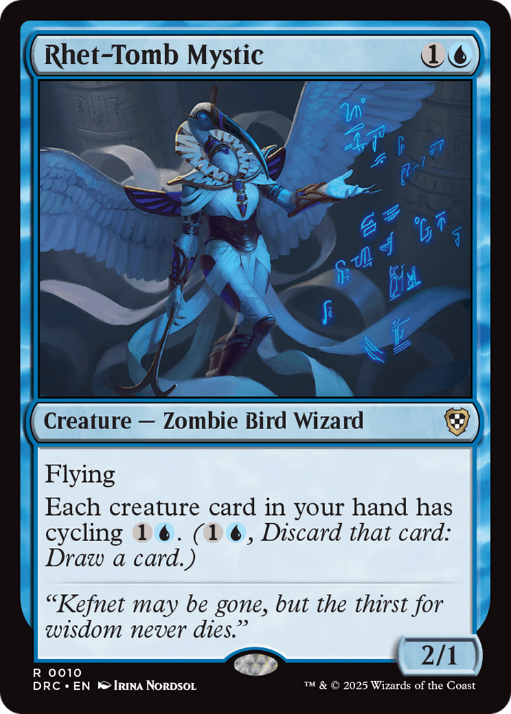 Rhet-Tomb Mystic [Aetherdrift Commander] | Deep Dive Games St. Marys