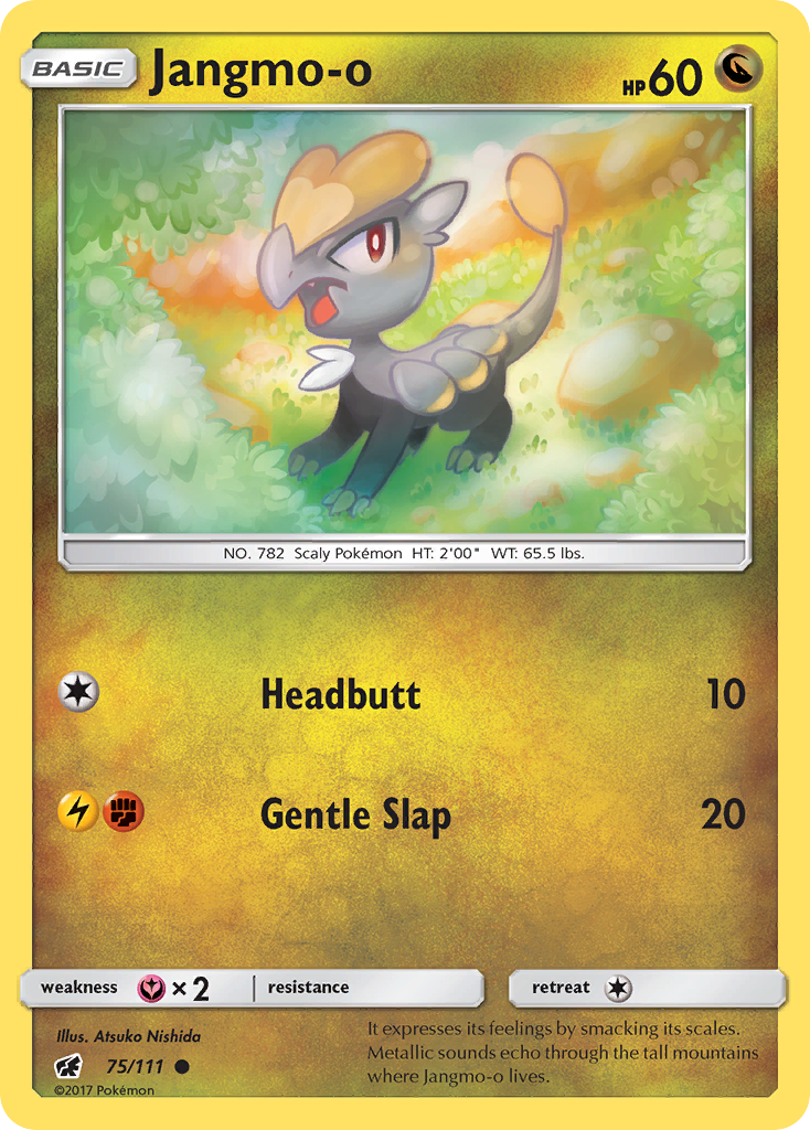 Jangmo-o (75/111) [Sun & Moon: Crimson Invasion] | Deep Dive Games St. Marys