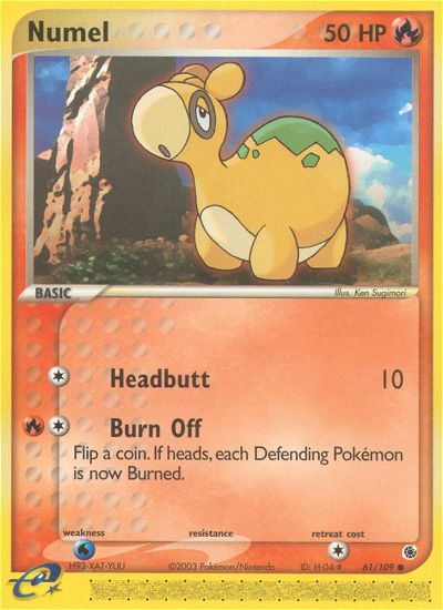 Numel (61/109) [EX: Ruby & Sapphire] | Deep Dive Games St. Marys