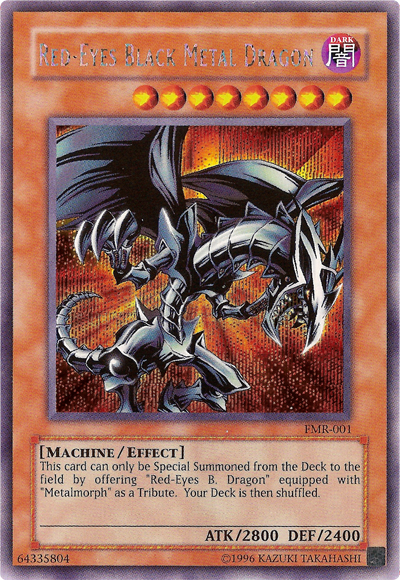 Red-Eyes Black Metal Dragon (Forbidden Memories) [FMR-001] Prismatic Secret Rare | Deep Dive Games St. Marys