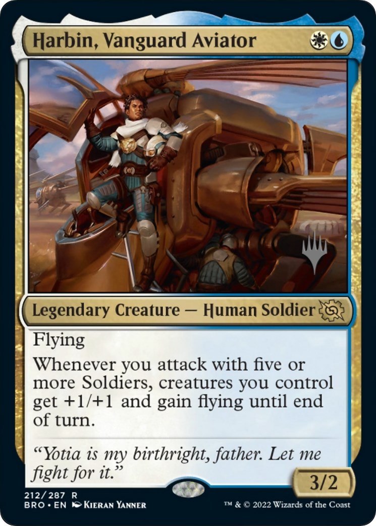 Harbin, Vanguard Aviator (Promo Pack) [The Brothers' War Promos] | Deep Dive Games St. Marys