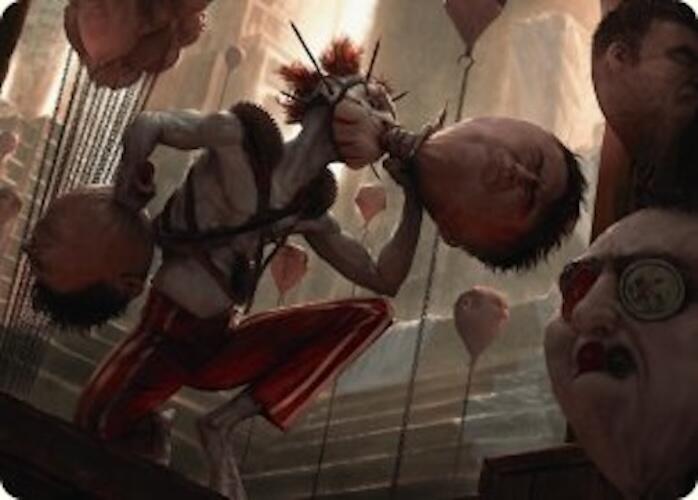 The Jolly Balloon Man Art Card [Duskmourn: House of Horror Art Series] | Deep Dive Games St. Marys