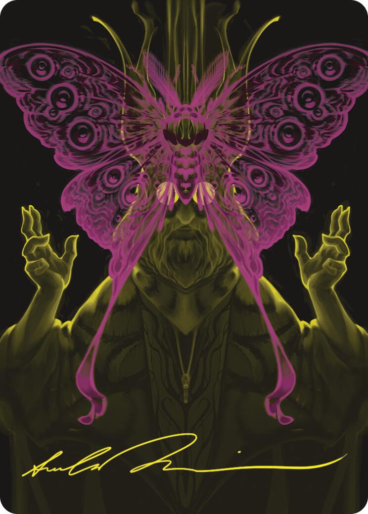 Victor, Valgavoth's Seneschal Art Card (44/54) (Gold-Stamped Signature) [Duskmourn: House of Horror Art Series] | Deep Dive Games St. Marys