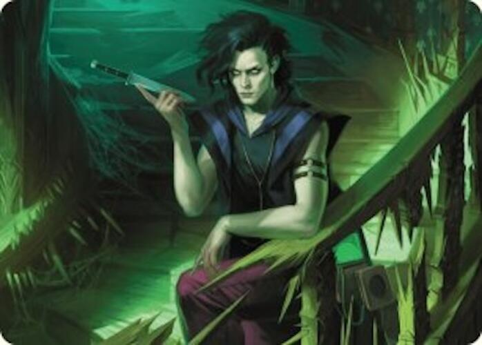 Winter, Misanthropic Guide Art Card [Duskmourn: House of Horror Art Series] | Deep Dive Games St. Marys