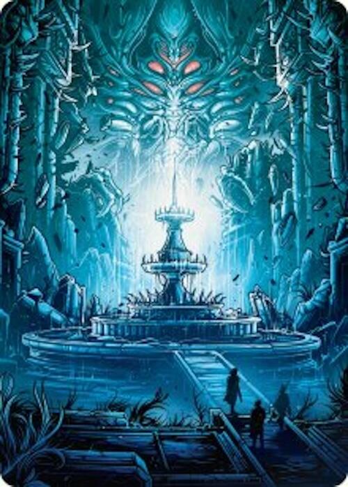 Island Art Card [Duskmourn: House of Horror Art Series] | Deep Dive Games St. Marys