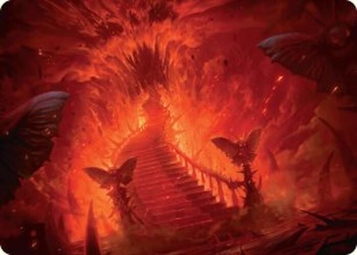 Mountain Art Card [Duskmourn: House of Horror Art Series] | Deep Dive Games St. Marys