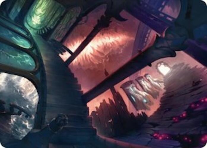 Terramorphic Expanse Art Card [Duskmourn: House of Horror Art Series] | Deep Dive Games St. Marys