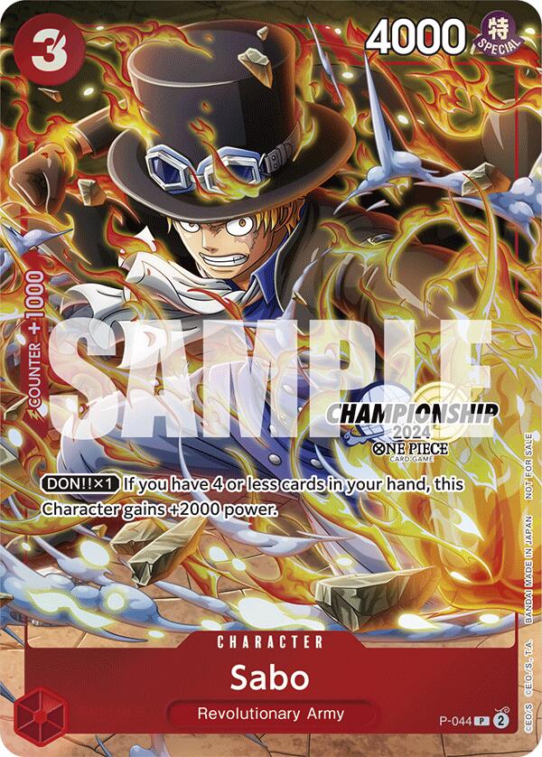 Sabo (CS 2024 Event Pack Finalist) [One Piece Promotion Cards] | Deep Dive Games St. Marys