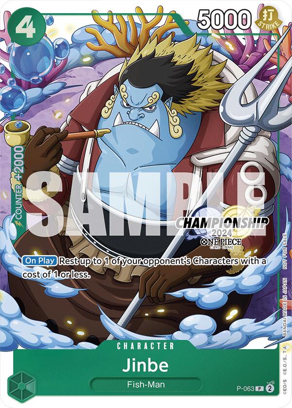 Jinbe (CS 2024 Event Pack Finalist) [One Piece Promotion Cards] | Deep Dive Games St. Marys