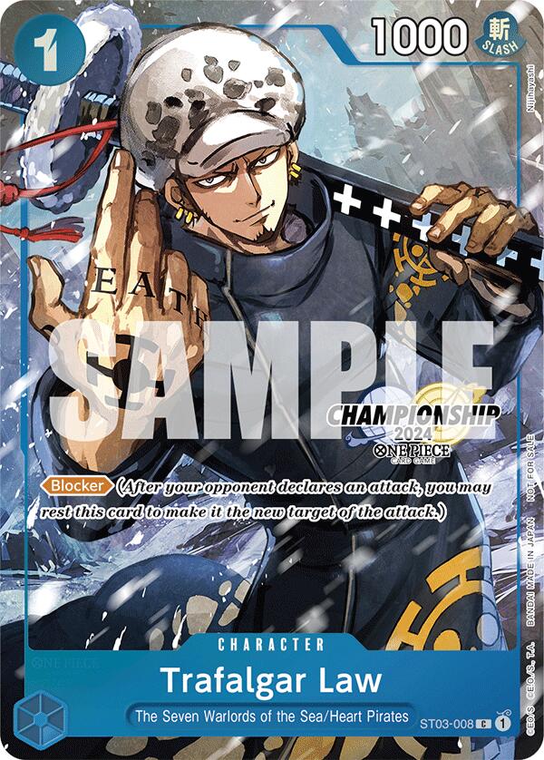 Trafalgar Law (ST03-008) (CS 2024 Event Pack Finalist) [One Piece Promotion Cards] | Deep Dive Games St. Marys