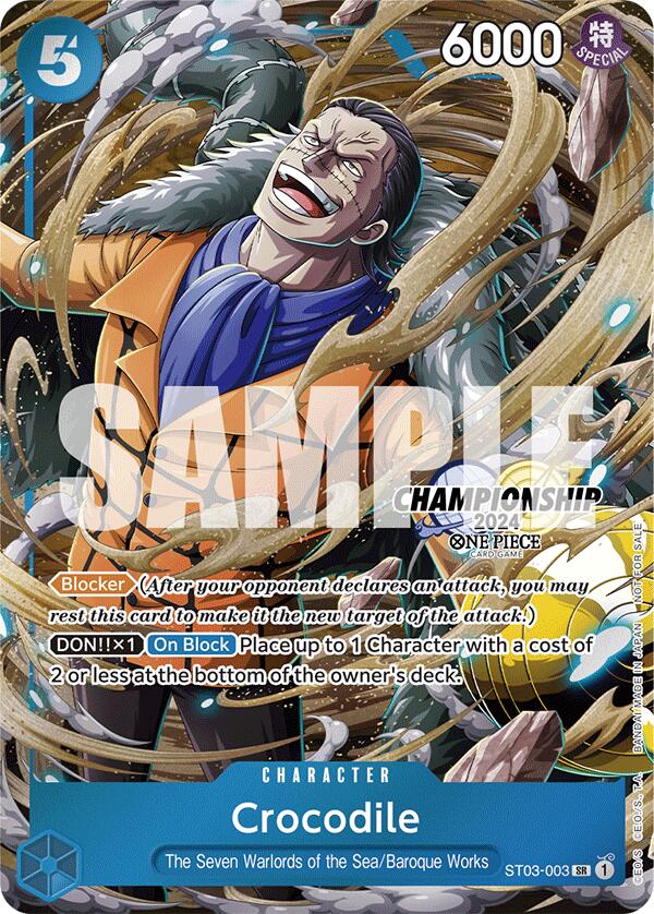 Crocodile (CS 2024 Celebration Pack) [One Piece Promotion Cards] | Deep Dive Games St. Marys