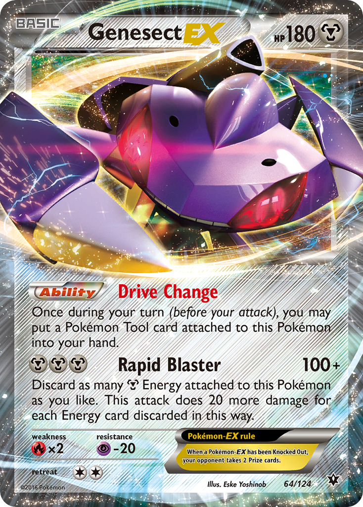 Genesect EX (64/124) [XY: Fates Collide] | Deep Dive Games St. Marys