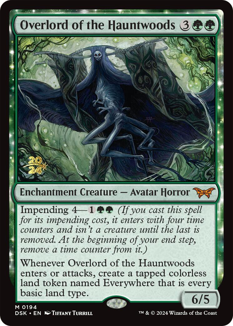 Overlord of the Hauntwoods [Duskmourn: House of Horror Prerelease Promos] | Deep Dive Games St. Marys