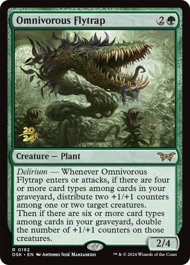 Omnivorous Flytrap [Duskmourn: House of Horror Prerelease Promos] | Deep Dive Games St. Marys