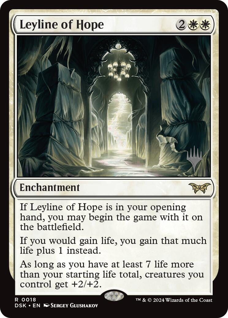 Leyline of Hope (Promo Pack) [Duskmourn: House of Horror Promos] | Deep Dive Games St. Marys
