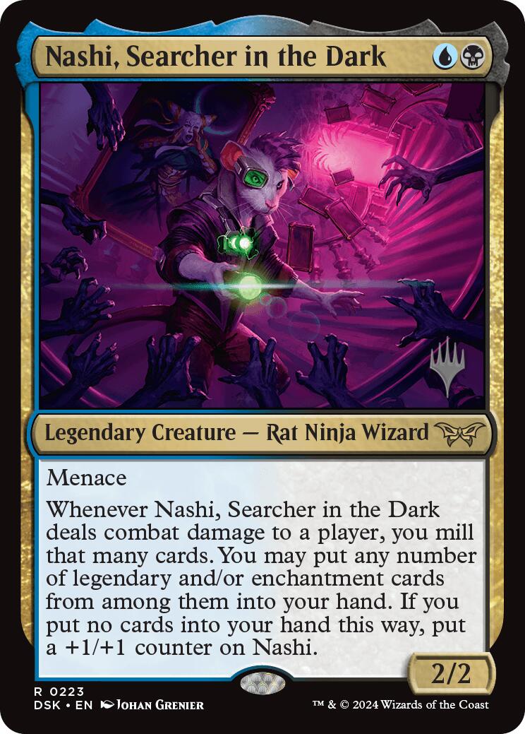 Nashi, Searcher in the Dark [Duskmourn: House of Horror Promos] | Deep Dive Games St. Marys