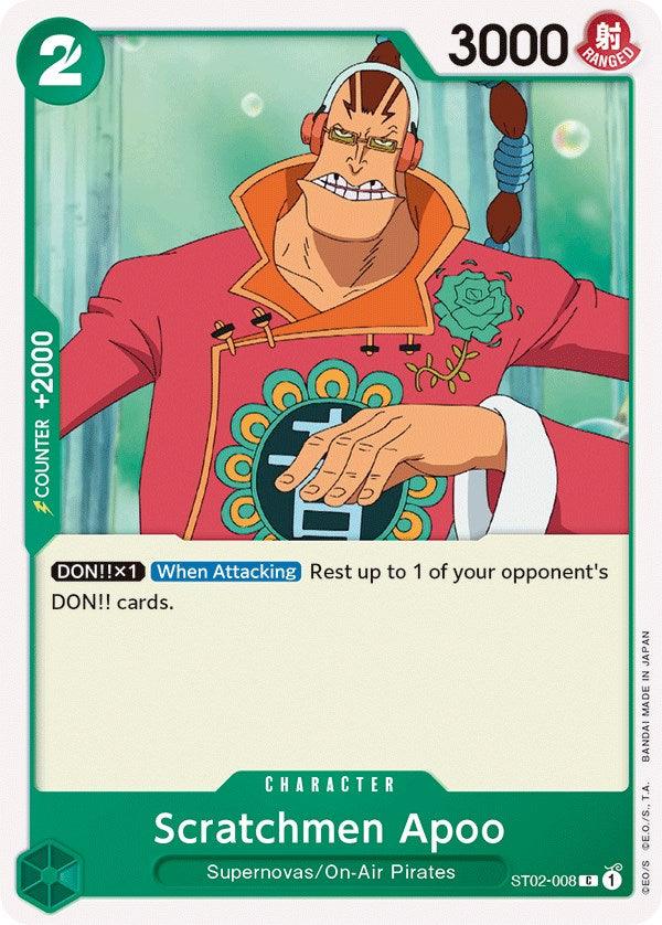 Scratchmen Apoo [Starter Deck: Worst Generation] | Deep Dive Games St. Marys