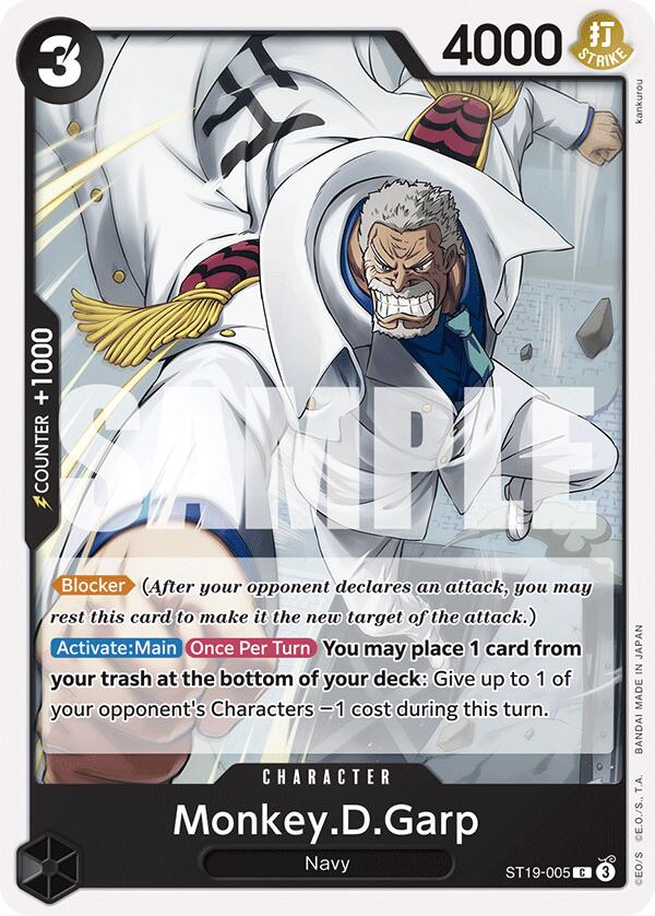 Monkey.D.Garp [Starter Deck: BLACK Smoker] | Deep Dive Games St. Marys