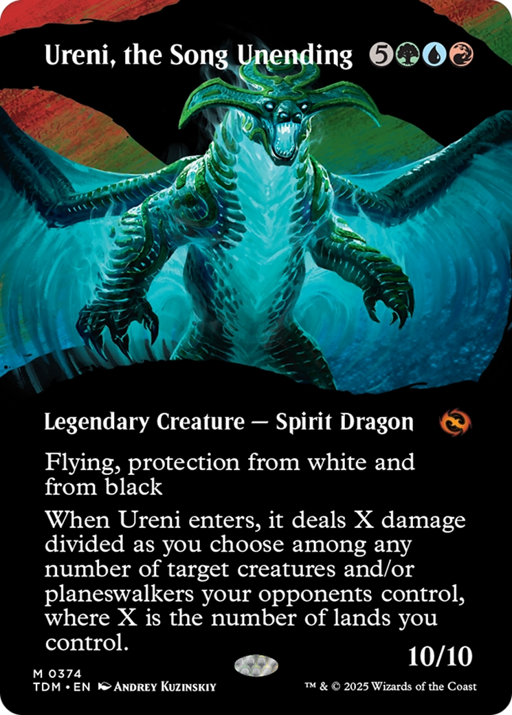 Ureni, the Song Unending (Borderless) [Tarkir: Dragonstorm] | Deep Dive Games St. Marys
