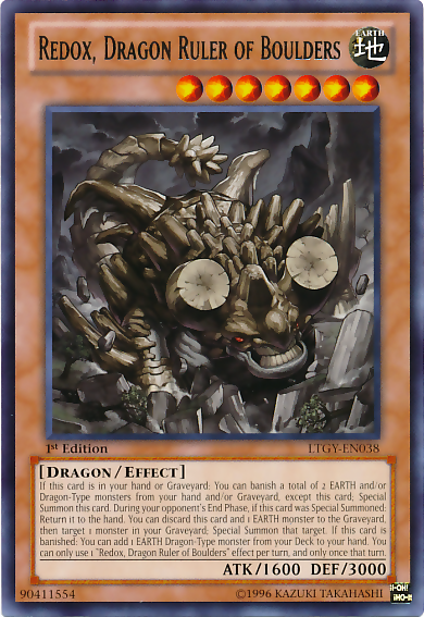 Redox, Dragon Ruler of Boulders [LTGY-EN038] Rare | Deep Dive Games St. Marys