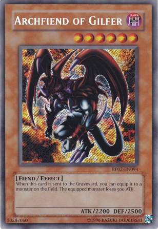 Archfiend of Gilfer [RP02-EN094] Secret Rare | Deep Dive Games St. Marys