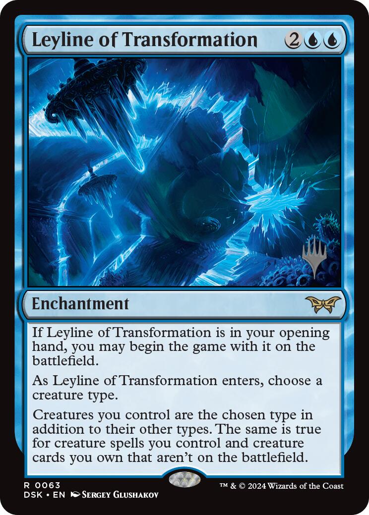 Leyline of Transformation (Promo Pack) [Duskmourn: House of Horror Promos] | Deep Dive Games St. Marys