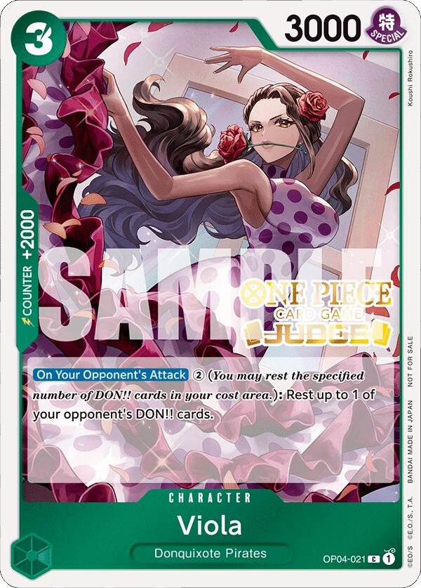 Viola (Judge Pack Vol. 4) [One Piece Promotion Cards] | Deep Dive Games St. Marys