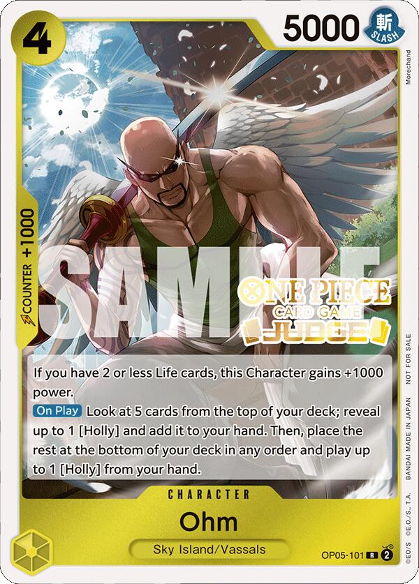 Ohm (Judge Pack Vol. 4) [One Piece Promotion Cards] | Deep Dive Games St. Marys