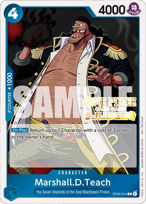 Marshall.D.Teach (Judge Pack Vol. 4) [One Piece Promotion Cards] | Deep Dive Games St. Marys