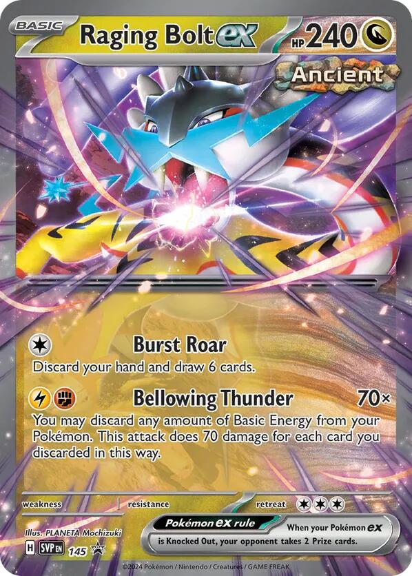 Raging Bolt ex (145) [Scarlet & Violet: Black Star Promos] | Deep Dive Games St. Marys