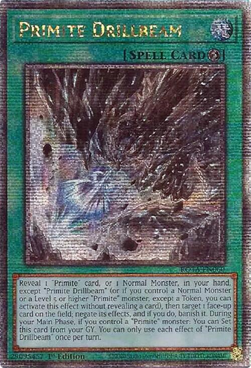 Primite Drillbeam (Quarter Century Secret Rare) [ROTA-EN060] Quarter Century Secret Rare | Deep Dive Games St. Marys