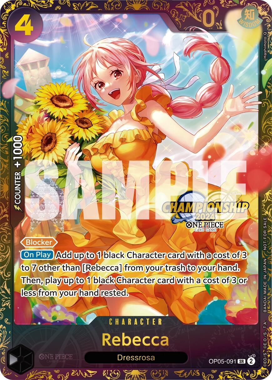 Rebecca (October Championship 2024 Online Regional) [One Piece Promotion Cards] | Deep Dive Games St. Marys