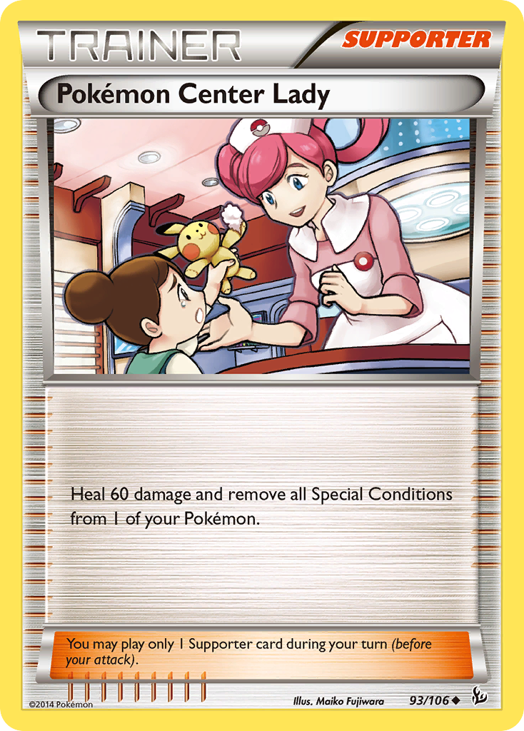 Pokemon Center Lady (93/106) [XY: Flashfire] | Deep Dive Games St. Marys