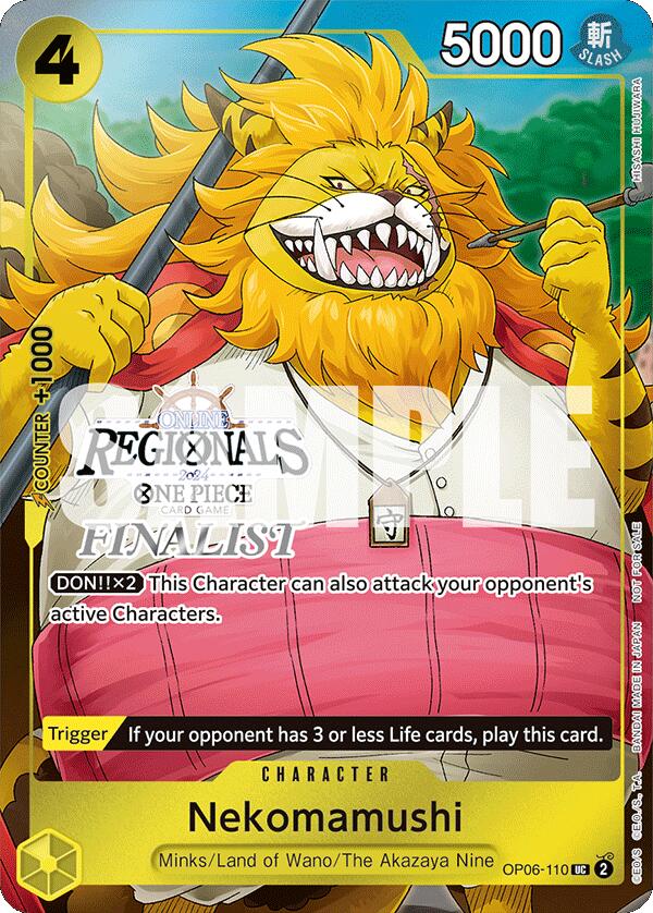 Nekomamushi (Online Regional 2024 Vol. 3) [Finalist] [One Piece Promotion Cards] | Deep Dive Games St. Marys