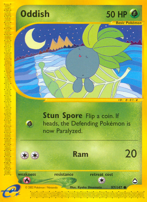 Oddish (97/147) [Aquapolis] | Deep Dive Games St. Marys