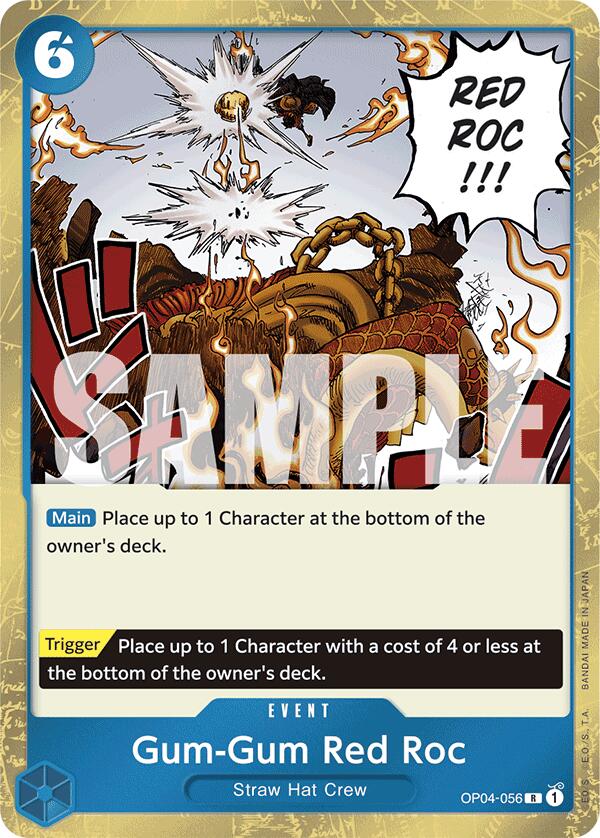 Gum-Gum Red Roc (Jolly Roger Foil) [Premium Booster -The Best-] | Deep Dive Games St. Marys