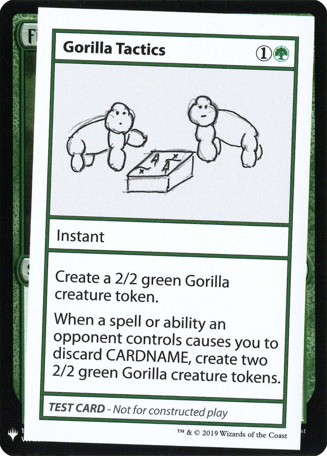 Gorilla Tactics [Mystery Booster Playtest Cards] | Deep Dive Games St. Marys