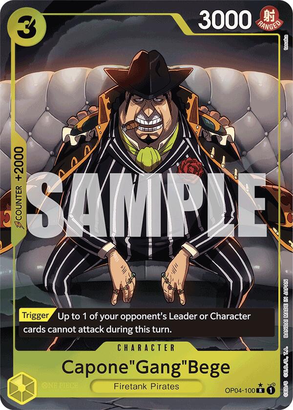 Capone"Gang"Bege (OP04-100) (Alternate Art) [Premium Booster -The Best-] | Deep Dive Games St. Marys