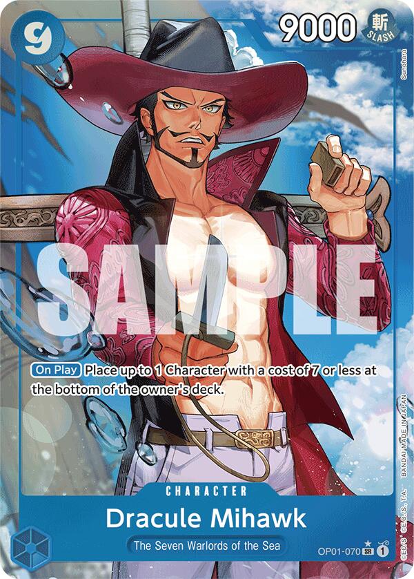 Dracule Mihawk (OP01-070) (Alternate Art) [Premium Booster -The Best-] | Deep Dive Games St. Marys