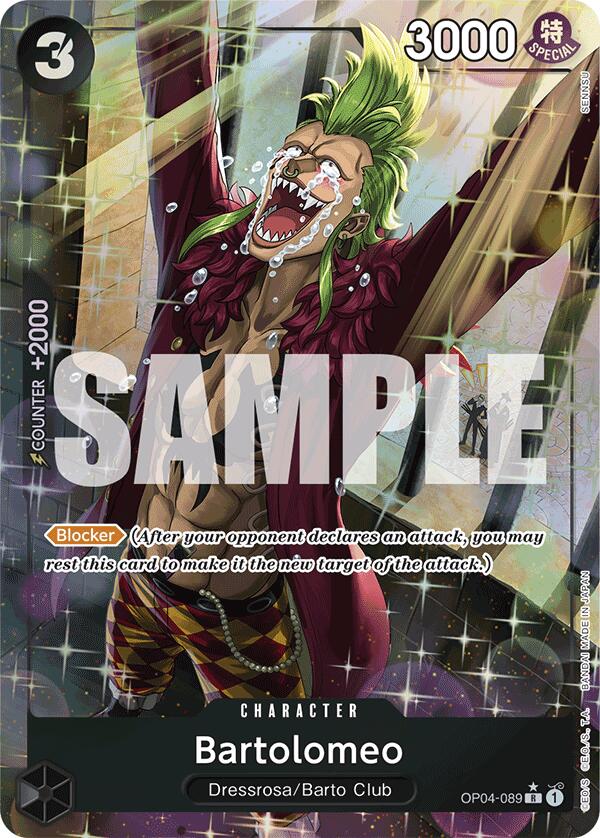 Bartolomeo (OP04-089) (Alternate Art) [Premium Booster -The Best-] | Deep Dive Games St. Marys