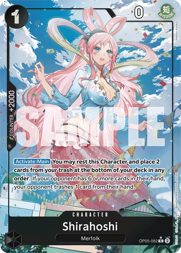 Shirahoshi (OP05-082) (Full Art) [Premium Booster -The Best-] | Deep Dive Games St. Marys