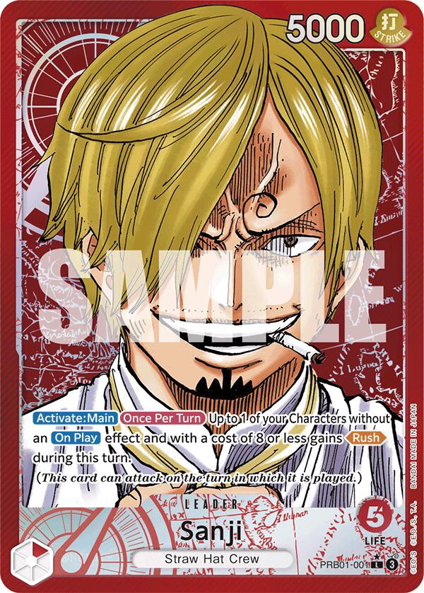 Sanji (PRB01-001) (Alternate Art) [Premium Booster -The Best-] | Deep Dive Games St. Marys