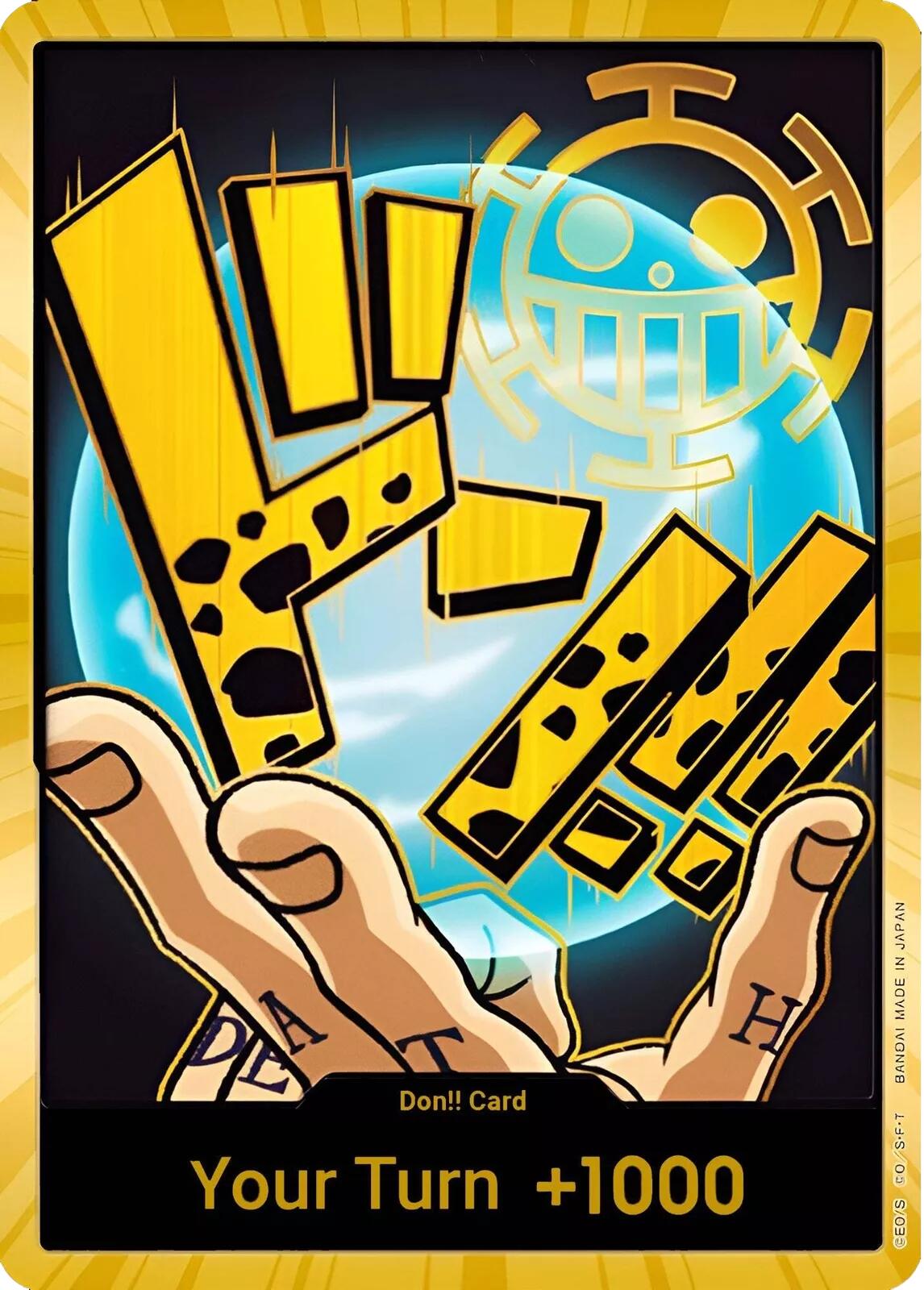 DON!! Card (Trafalgar Law) (Gold) [Premium Booster -The Best-] | Deep Dive Games St. Marys