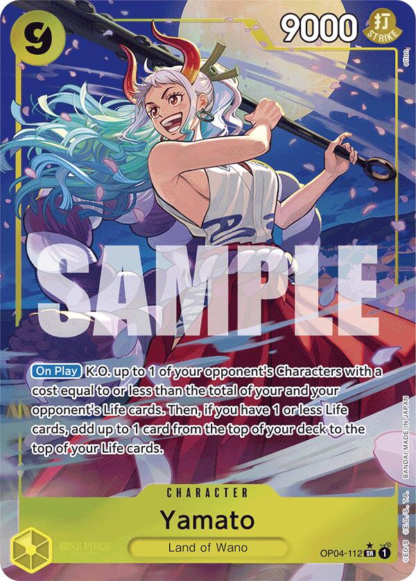 Yamato (OP04-112) (Alternate Art) [Premium Booster -The Best-] | Deep Dive Games St. Marys