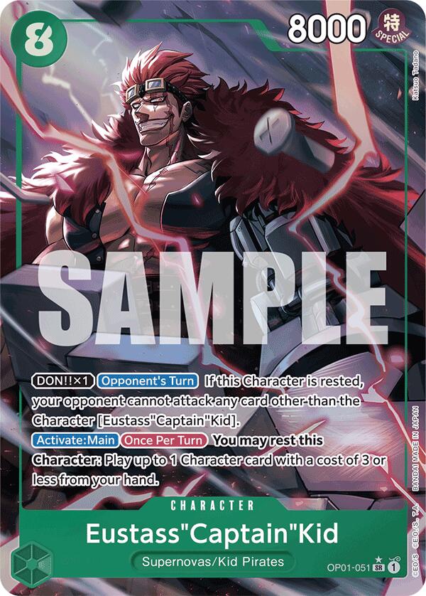 Eustass"Captain"Kid (OP01-051) (Full Art) [Premium Booster -The Best-] | Deep Dive Games St. Marys